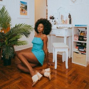 Mini Turquoise Dress (the Fifth Label)